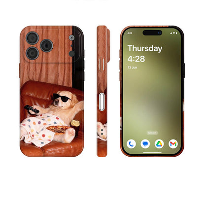 Cute Dog Phone Case for iPhone – Slim Frosted Hard Shell