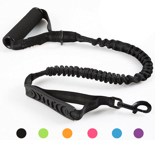 Strong Bungee Shock Absorbing Dog Leash  for Small Medium and Large Dogs Training and Walking