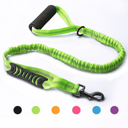 Strong Bungee Shock Absorbing Dog Leash  for Small Medium and Large Dogs Training and Walking