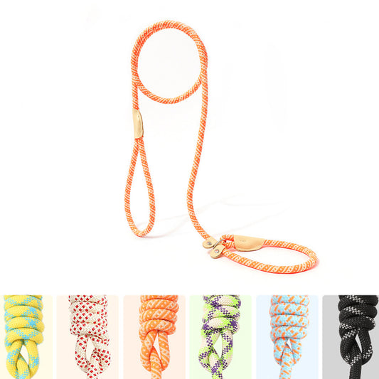 Durable Nylon Slip Lead Dog Leash with Snap Hook for Small Medium Large Dogs