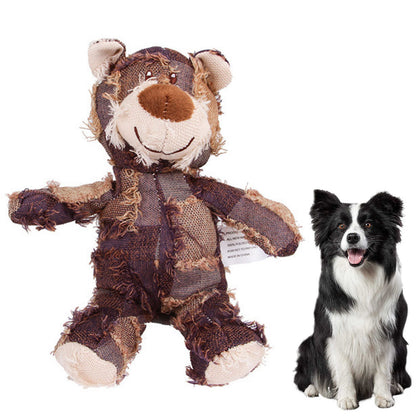 Indestructible Robust Bear Dog Toy for Large Dogs, Medium Small Dogs