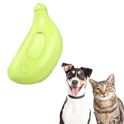 Steamy Cat Brush, Cute Banana shape Self Cleaning Steam Pet Brush for Cog Cat Rabbit,