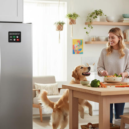 Dog Feeding Reminder Sign with Magnet