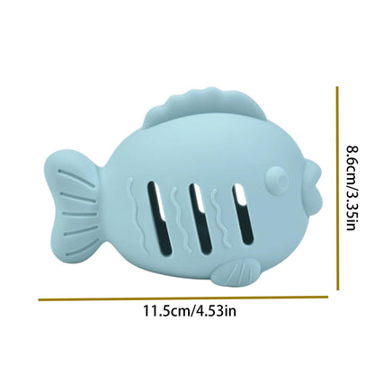 Fish-Shaped Cat Treat Dispenser Toy