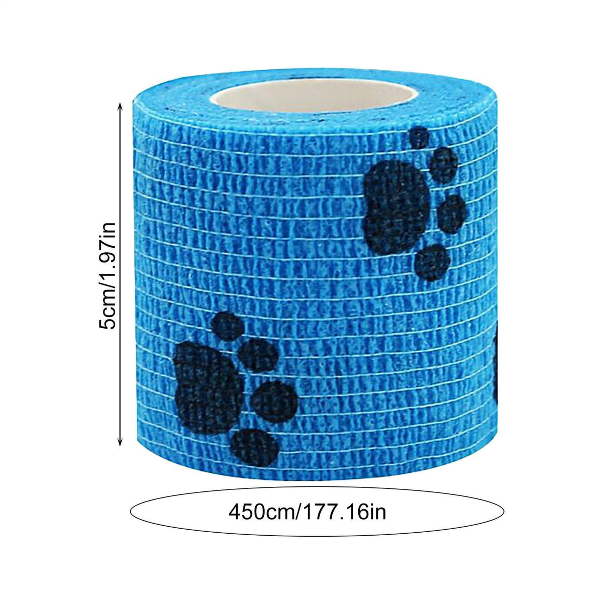 6 Rolls Self-Adhesive Pet Wrap Bandage – 2 Inch x 5 Yard