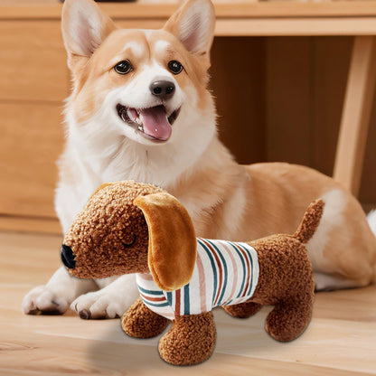 Dachshund Plush Squeaky Dog Toy