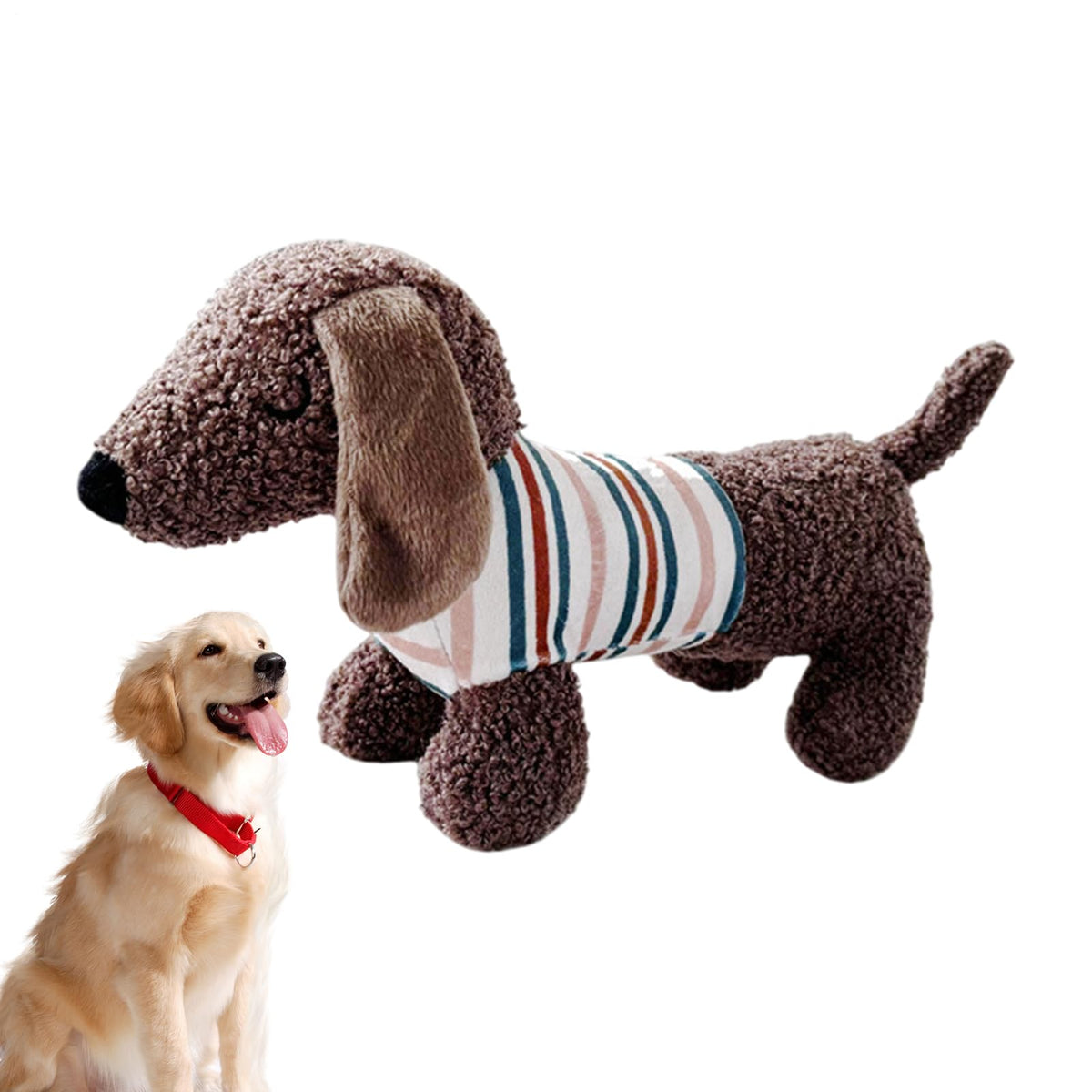 Dachshund Plush Squeaky Dog Toy