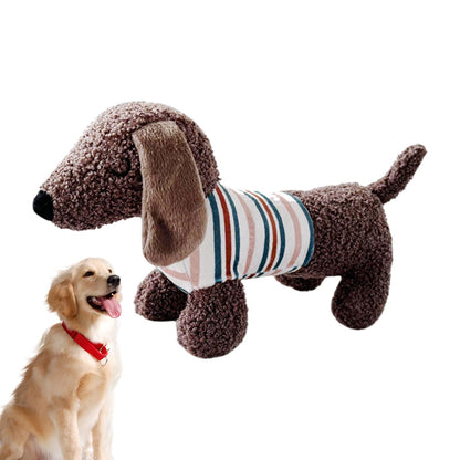 Dachshund Plush Squeaky Dog Toy