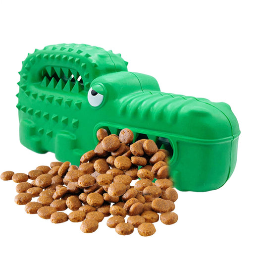 Rubber Alligator Dog Chew Toy