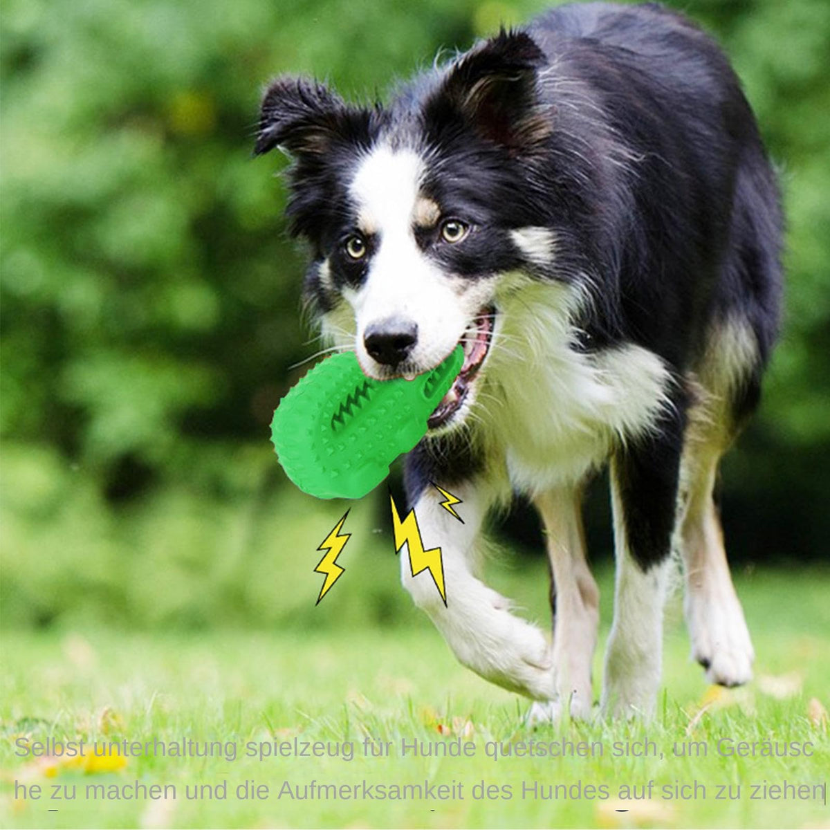 Rubber Alligator Dog Chew Toy