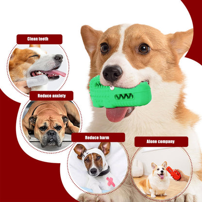 Rubber Alligator Dog Chew Toy