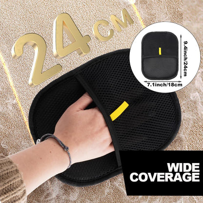 Pet Hair Removal Glove for Dogs & Cats – Reusable Grooming & Deshedding Glove for Pet Fur, Clothes, Furniture, Sofa, Carpet & Bedding