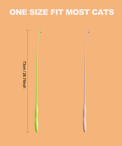 Interactive Cat Wand Toy with Octopus Tendrils – Cat Teaser Fishing Pole for Indoor Cats & Kittens, Chase, Exercise & Interactive Play