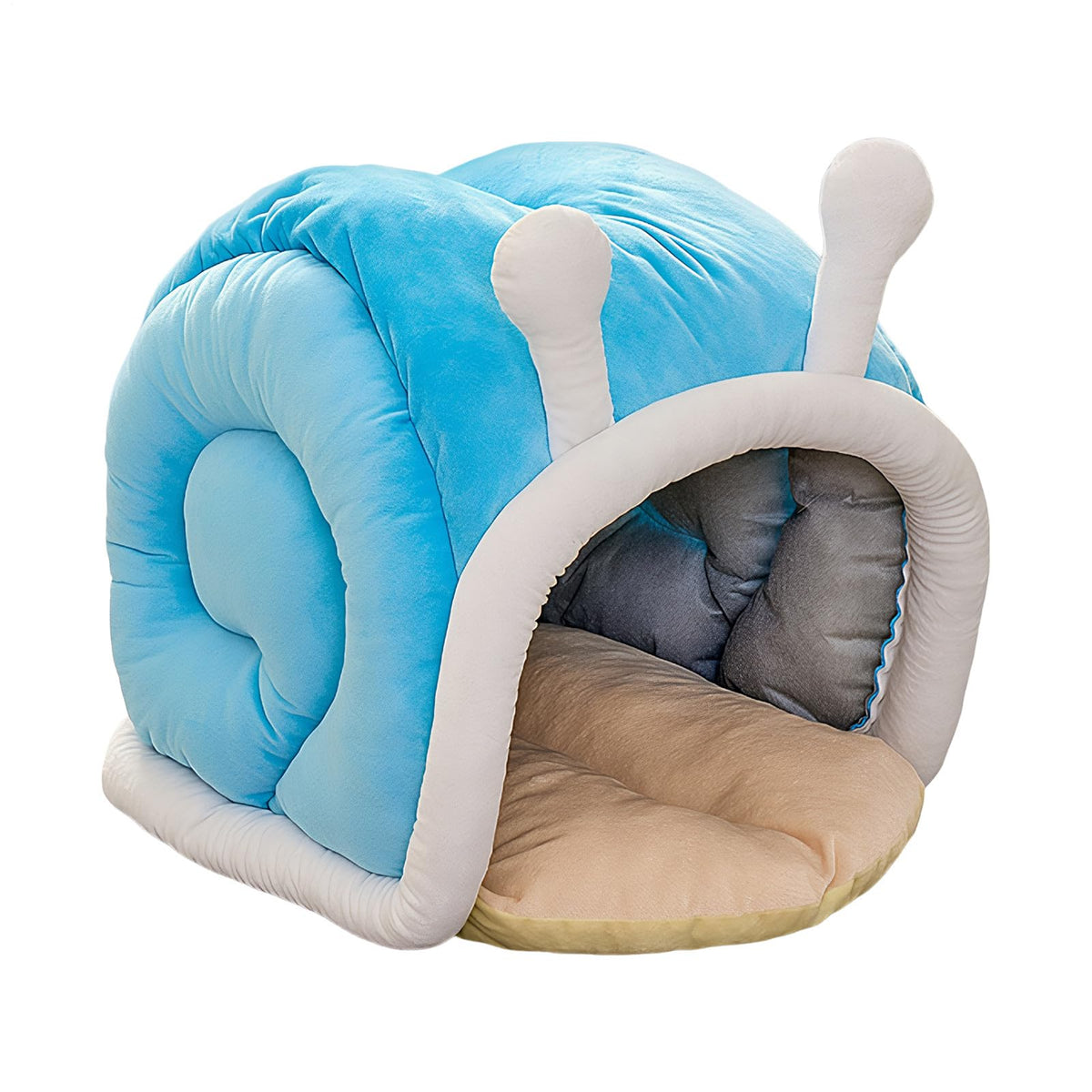 Snail Shaped Pet Bed for Cats and Small Dogs