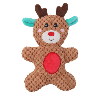 Christmas Santa Squeaky Dog Toy