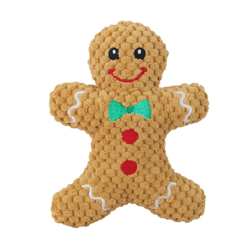 Christmas Santa Squeaky Dog Toy