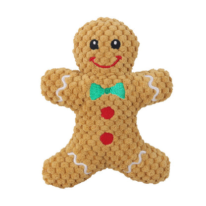 Christmas Santa Squeaky Dog Toy