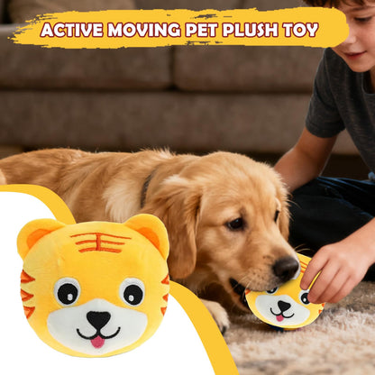 Interactive Jumping Tiger Dog Toy with Recording & Music Modes