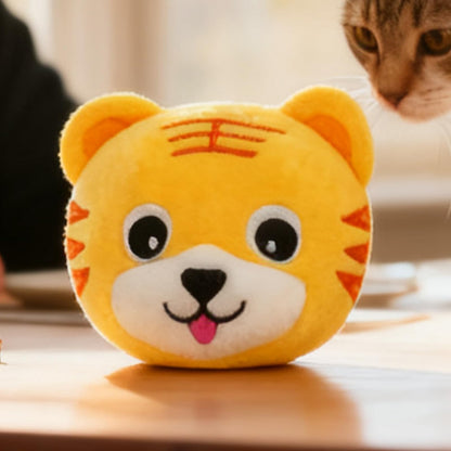 Interactive Jumping Tiger Dog Toy with Recording & Music Modes