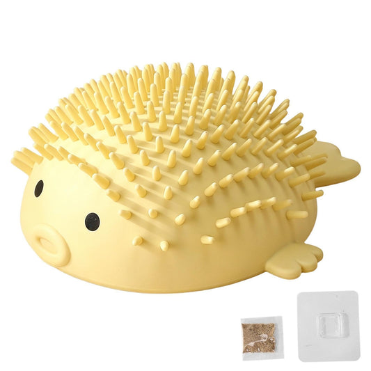 Cute Puffer Fish Cat Corner Groomer with Catnip