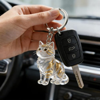 Cat Hair Keepsake Keychain