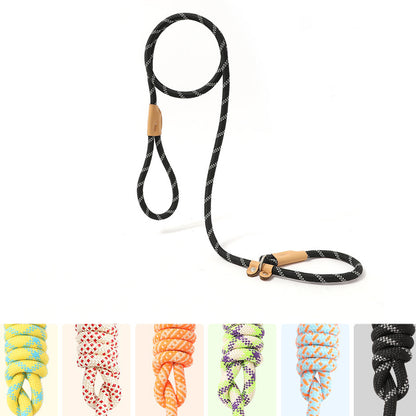 Durable Nylon Slip Lead Dog Leash with Snap Hook for Small Medium Large Dogs