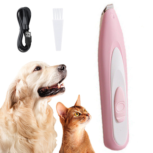 Cat Paw Trimmer with LED Light, 35DB Low Noise Cordless Cat Paw Trimmer for Puppy Kitten Small Pet