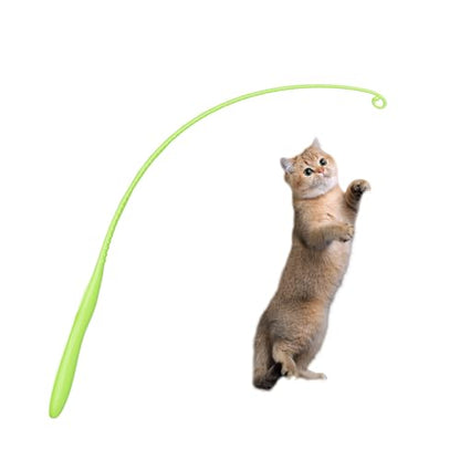 Interactive Cat Wand Toy with Octopus Tendrils – Cat Teaser Fishing Pole for Indoor Cats & Kittens, Chase, Exercise & Interactive Play