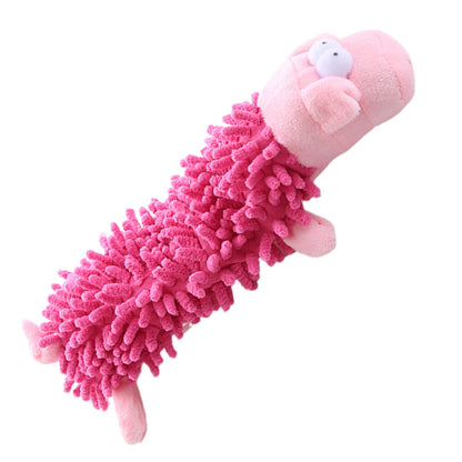 Tough Plush Squeaky Dog Toy for Aggressive Chewers