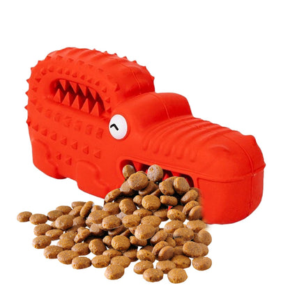 Rubber Alligator Dog Chew Toy